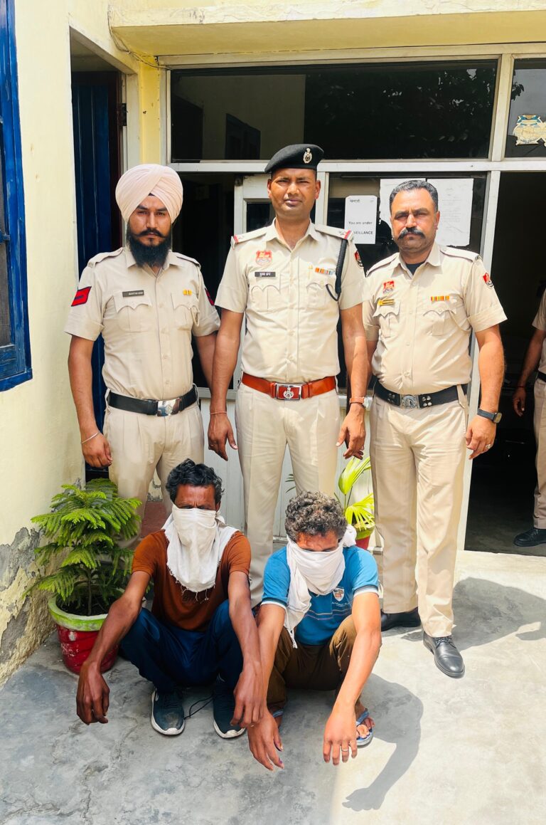 चौंकी गोल बाजार पुलिस ने सरकारी कार्य में बाधा पहुंचाने के मामले में दो को किया काबू