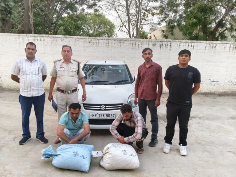 सीआईए स्टाफ कालांवाली टीम ने लाखों रुपये की 20 किलो 180 ग्राम डोडा पोस्त व स्विफ्ट कार सहित दो को किया काबू
