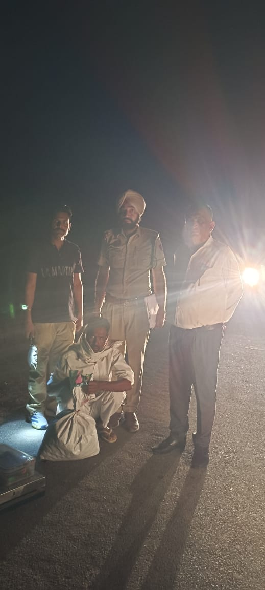 2 किलोग्राम डोडा पोस्त सहित एक  किया काबू