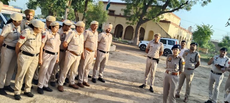 जिला पुलिस लाइन डबवाली में जनरल परेड का आयोजन
