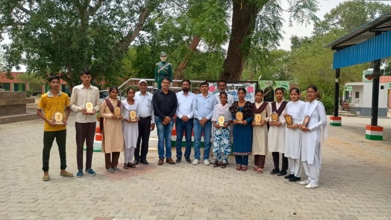 राजकीय वरिष्ठ माध्यमिक विद्यालय शेरपुरा के विद्यार्थी सम्मानित