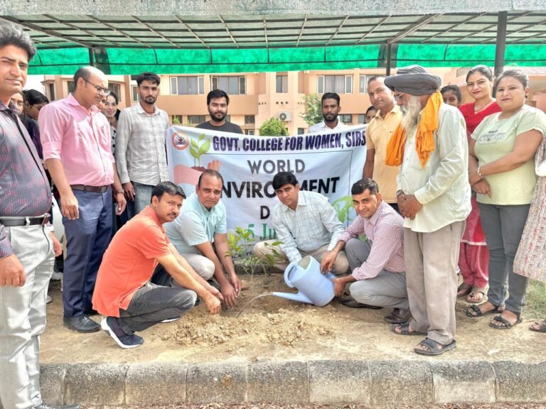 विश्व पर्यावरण दिवस के अवसर पर हुआ पौधारोपण 