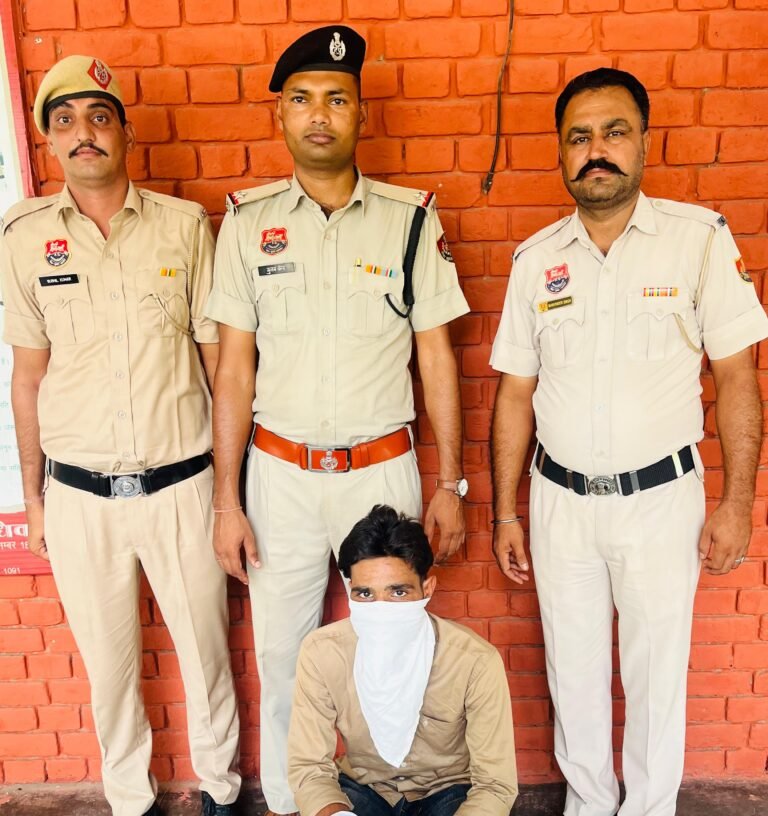 चौकी गोलबाजार पुलिस ने 06.530 ग्राम हेरोइन मामले में असल तस्कर को काबू कर भेजा जेल