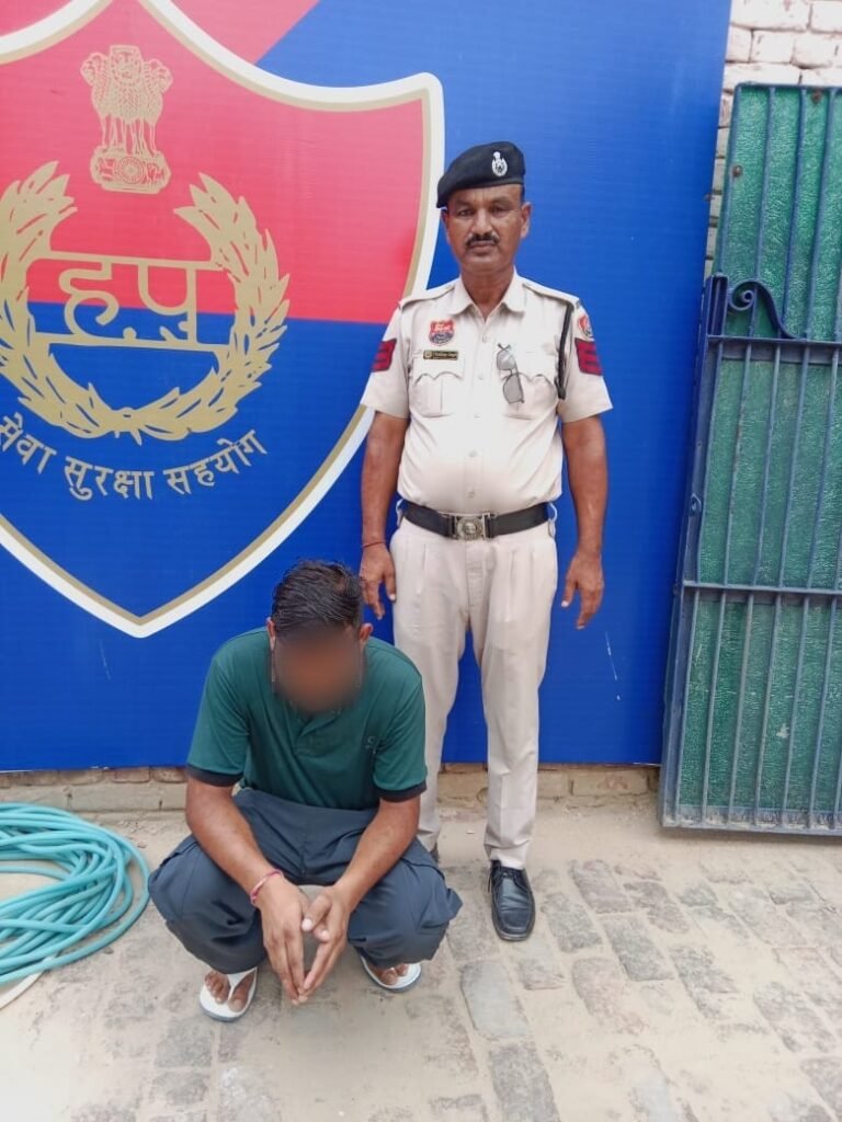 चौकी चौटाला पुलिस ने तेजधार हथियार से हमला करने व जान से मारने की धमकी देने के 09 साल पुराने मामले में पी.ओ. को काबू कर भेजा जेल