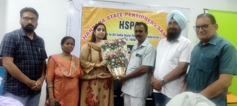 सरकारी कर्मचारियों की पेंशन आयकर मुक्त हो: गुरदीप सैनी