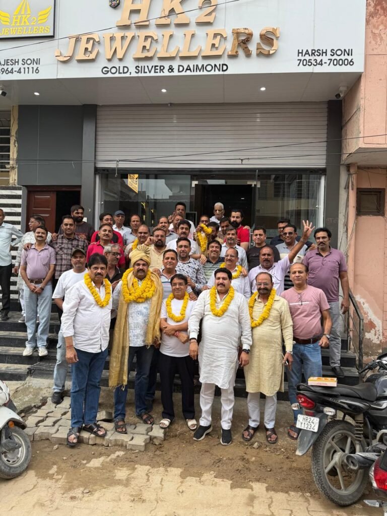 संतपाल सोनी सर्वसम्मति से बने हरियाणा स्वर्णकार संघ के शहरी प्रधान