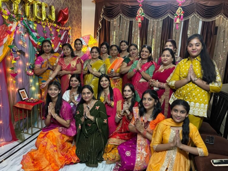 माहेश्वरी महिला मंडल कालांवाली द्वारा तीज़ पर्व बनाया गया