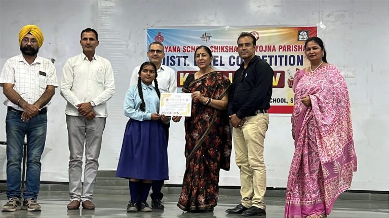 राजकीय वरिष्ठ माध्यमिक विद्यालय जोधकां के बच्चों ने कला उत्सव में किया शानदार प्रदर्शन