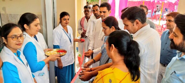 माधोसिंघाना में निताशा सिहाग ने स्वास्थ्य शिविर का किया उद्घाटन*