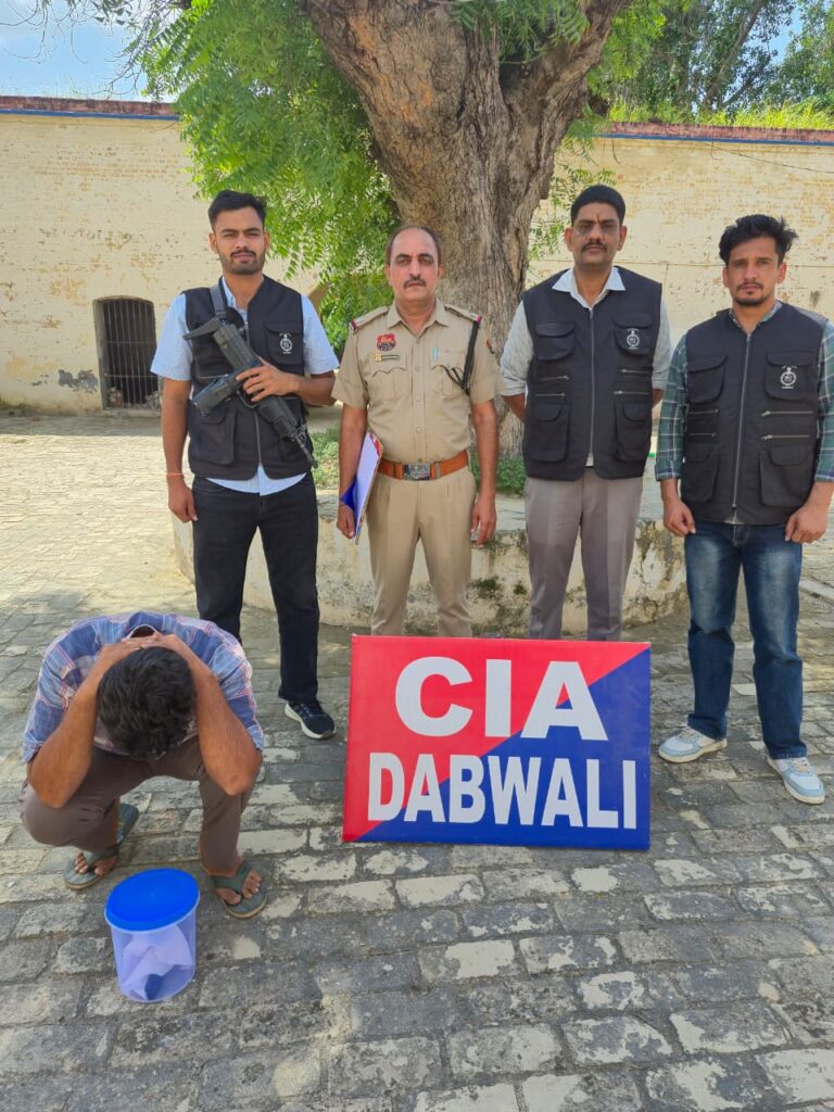 अवैध हथियार धारकों की धरपकड़ अभियान में सीआईए स्टाफ डबवाली ने अवैध पिस्तौल 315 बोर सहित एक आरोपी धरा