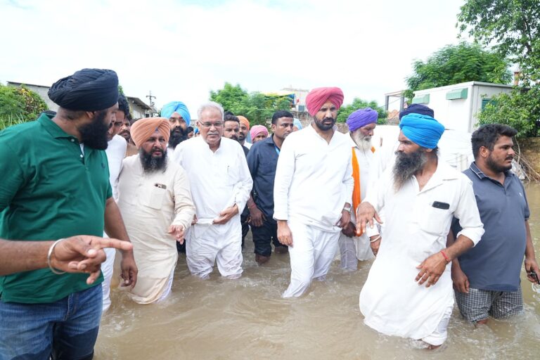 पंजाब में बाढ़ इंसानी लापरवाही की वजह से आई हुई