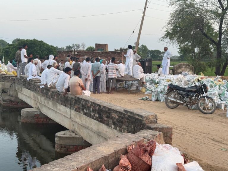 हिसार घग्गर सेमनाला चौपटा क्षेत्र में बरपा रहा है कहर: लखविंदर सिंह औलख