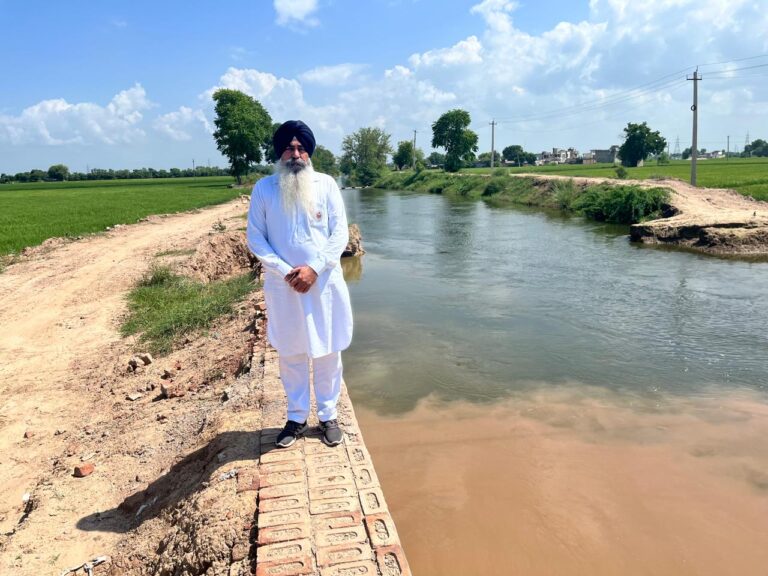 सिरसा जिले के बाढ़ प्रभावित क्षेत्र में आ रहे केंद्रीय राज्य मंत्री से अपील, बाढ़ से बचने का स्थाई समाधान हो: लखविंदर सिंह औलख