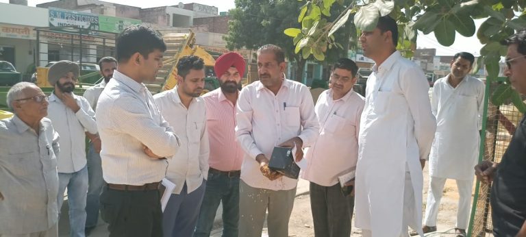 एसडीएम अर्पित संगल ने किया मंडी का निरीक्षण, धान खरीद व उठान का लिया जायजा