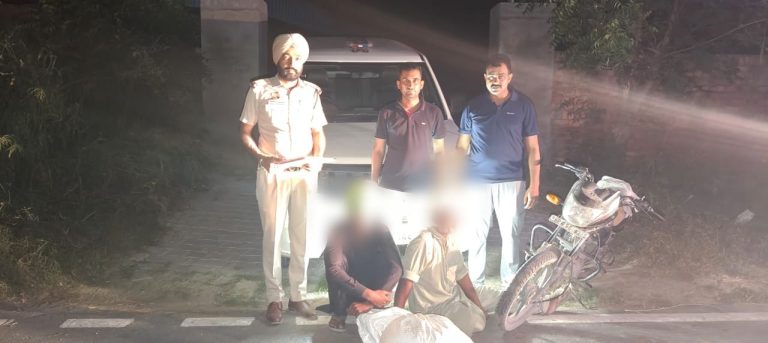 डोडा पोस्त सहित दो  आरोपी किए काबू