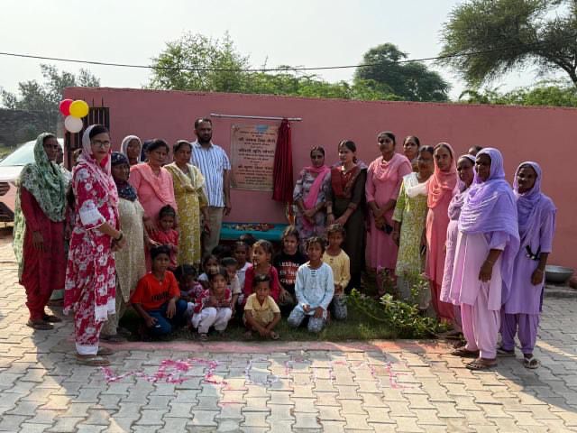 मुख्यमंत्री ने गांव गदराना के आंगनबाड़ी नवीनीकरण भवन का किया उद्घाटन