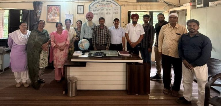 गवर्नमेंट मॉडल संस्कृति सीनियर सेकंडरी विद्यालय लधुवास में आयोजित विशेष विजिट: