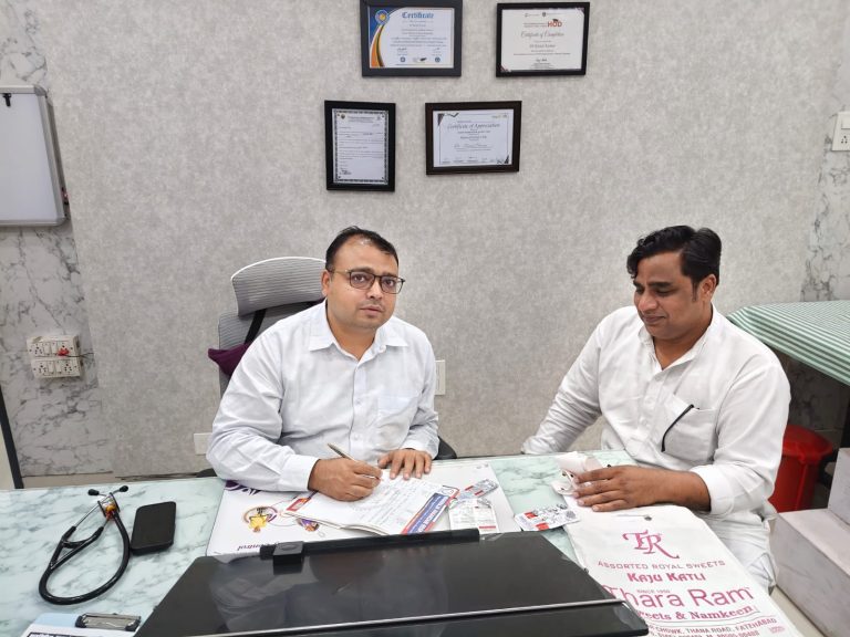 महाराजा अग्रसेन चैरिटेबल अस्पताल में हृदय रोग मरीजों के लिए लगा परामर्श कैंप