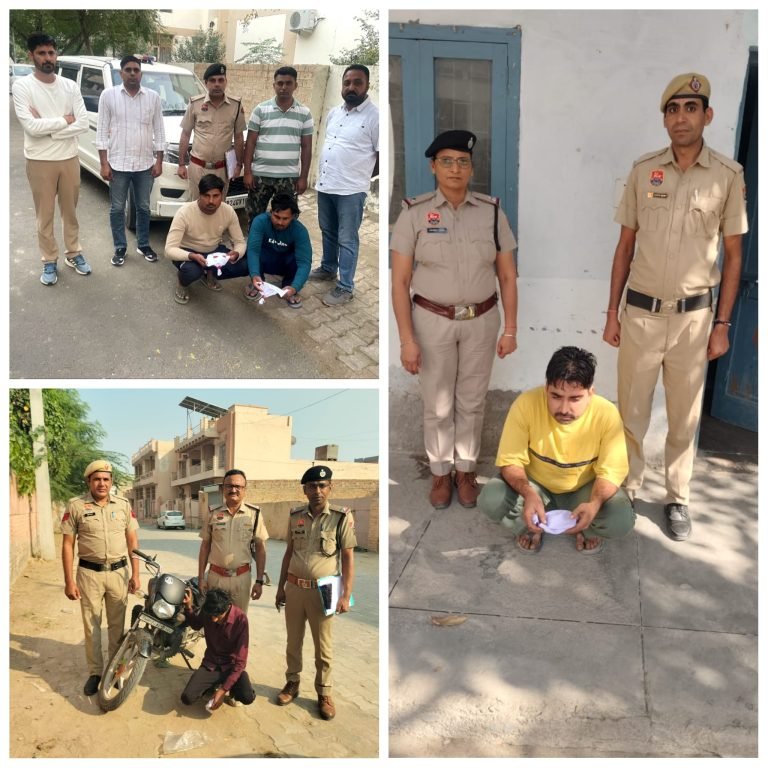 जिला पुलिस ने करीब 5 लाख रुपए की 52 ग्राम 121 मिलीग्राम हेरोइन सहित चार युवकों को दबोचा ।