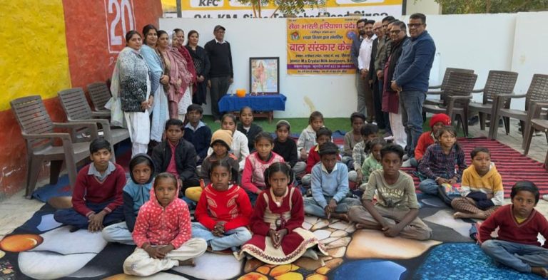 सेवा भारती सिरसा ने ग्लोबल स्पेस में प्रारम्भ किया बाल संस्कार केन्द्र