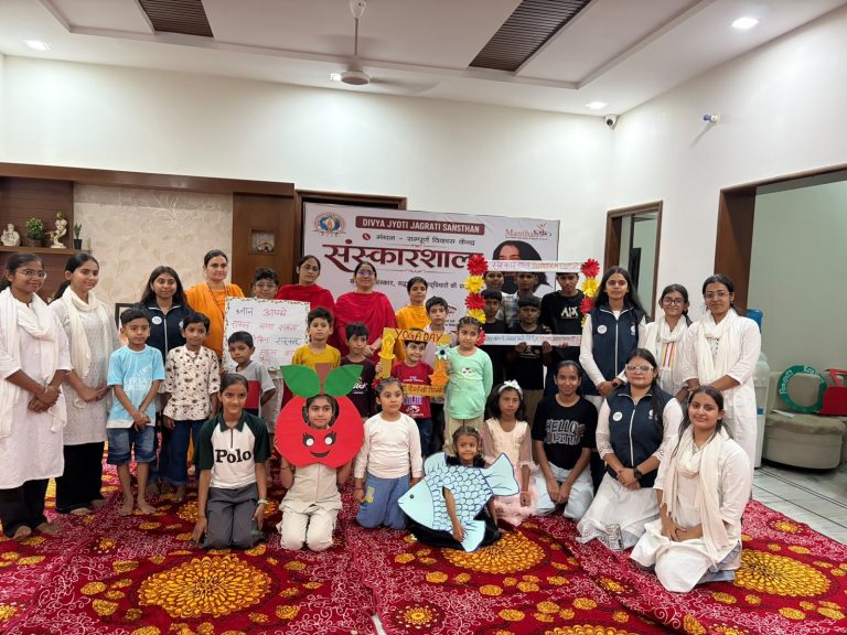 अच्छे संस्कारों से ही सुदृढ़ होती है समाज और राष्ट्र के निर्माण की नींव: संतोष भारती