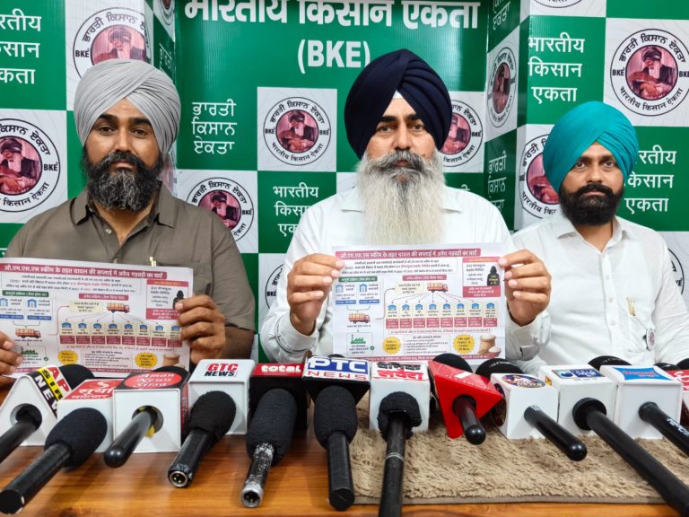बीकेई ने ई-20 ग्रीन फ्यूल्स प्राइवेट लिमिटेड पन्नीवाला रूलदु पर एफसीआई डबवाली गोदाम से सरकारी चावल के बड़े घोटाले का लगाया आरोप: लखविंदर सिंह औलख
