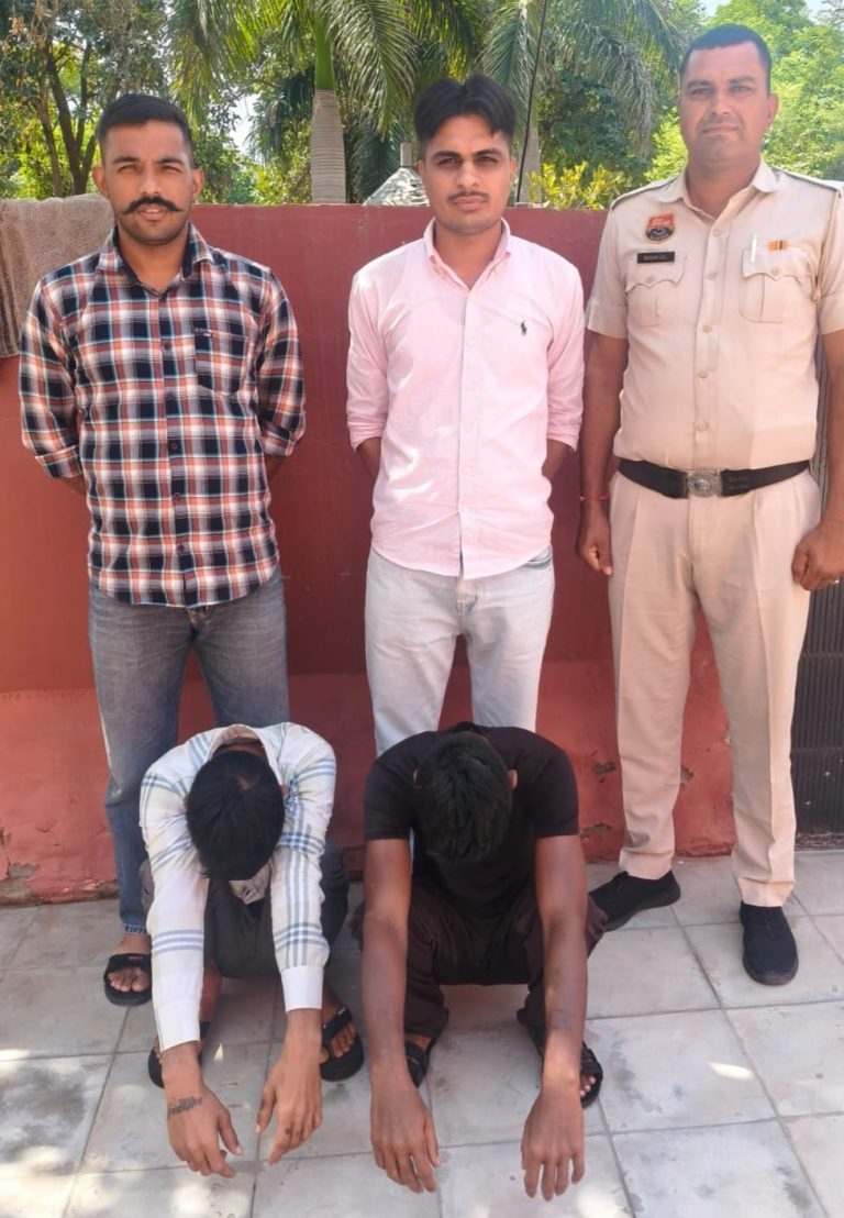 बाइक चोर गिरोह का पर्दाफाश,चोरीशुदा बाइक सहित दो युवक काबू,तीन अन्य चोरी की वारदातों का खुलासा।