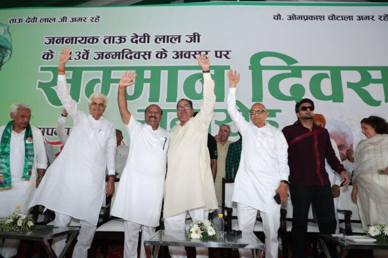 भाजपा को सत्ता से बाहर, कांग्रेस को सत्ता से रखेंगे दूर और बनाएंगे इनेलो की सरकार: अभय चौटाला