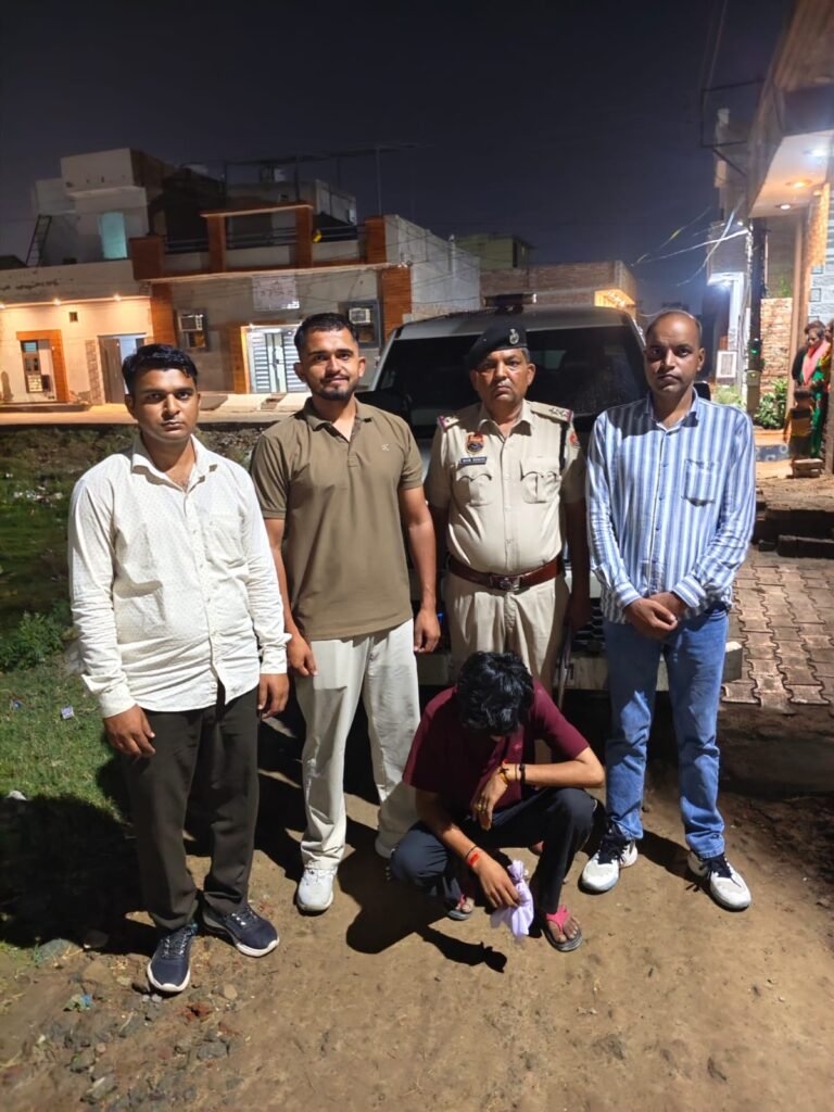 7 ग्राम 360 मिलीग्राम हेरोइन सहित युवक काबू ।