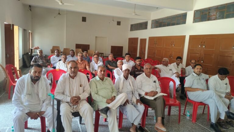 बैरागी समाज की बैठक आयोजित, धर्मशाला के लिए जगह व निर्माण को लेकर की चर्चा